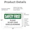 Signmission Please Do Not Leave Vehicles Running OSHA Safety First Sign, Vinyl Decal, 14in W x 10in L, 2PK OS-2PACK-SF-D-1014-L-10846 - alternate 5